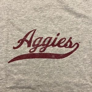 Texas A&M Aggies graphic tee size small Champion ladies